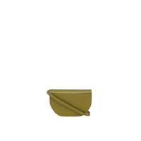 JUNIPER GREEN Porte-cartes Olympia en cuir avec sangle amovible
