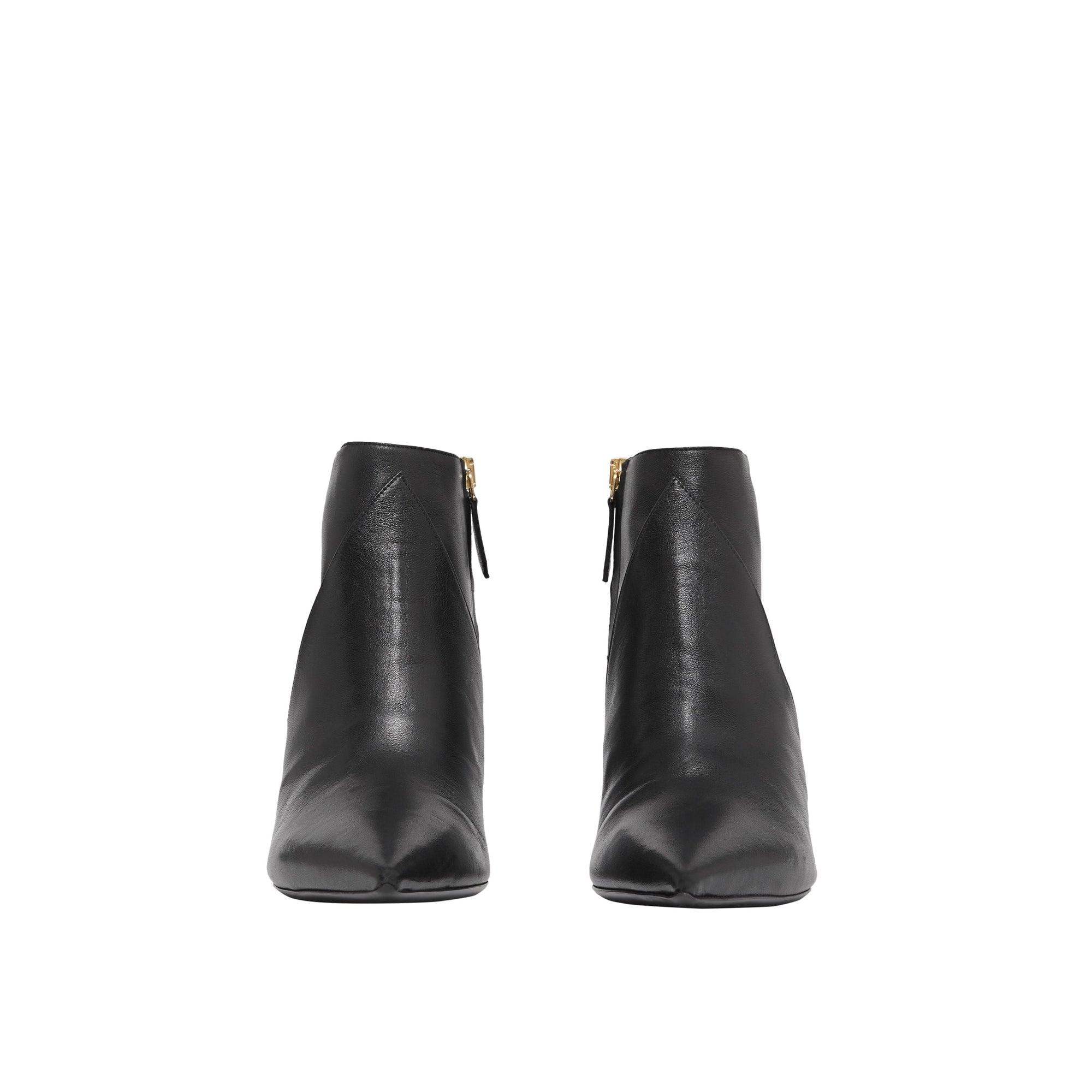 BLACK Bottines en cuir