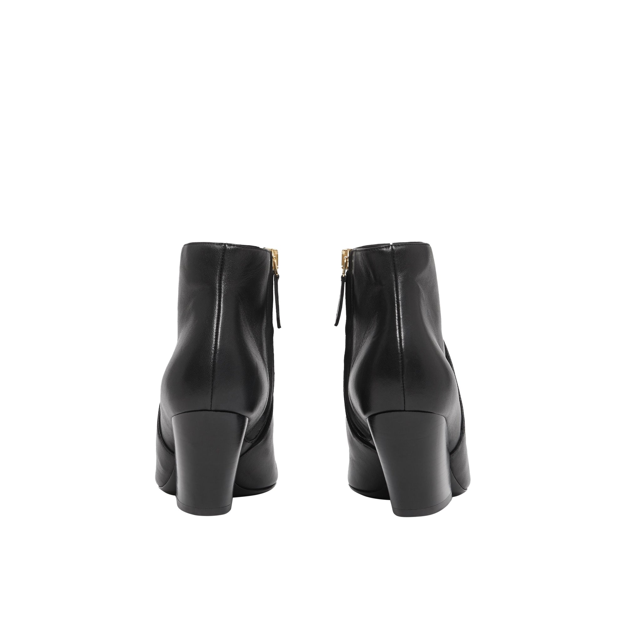 BLACK Bottines en cuir