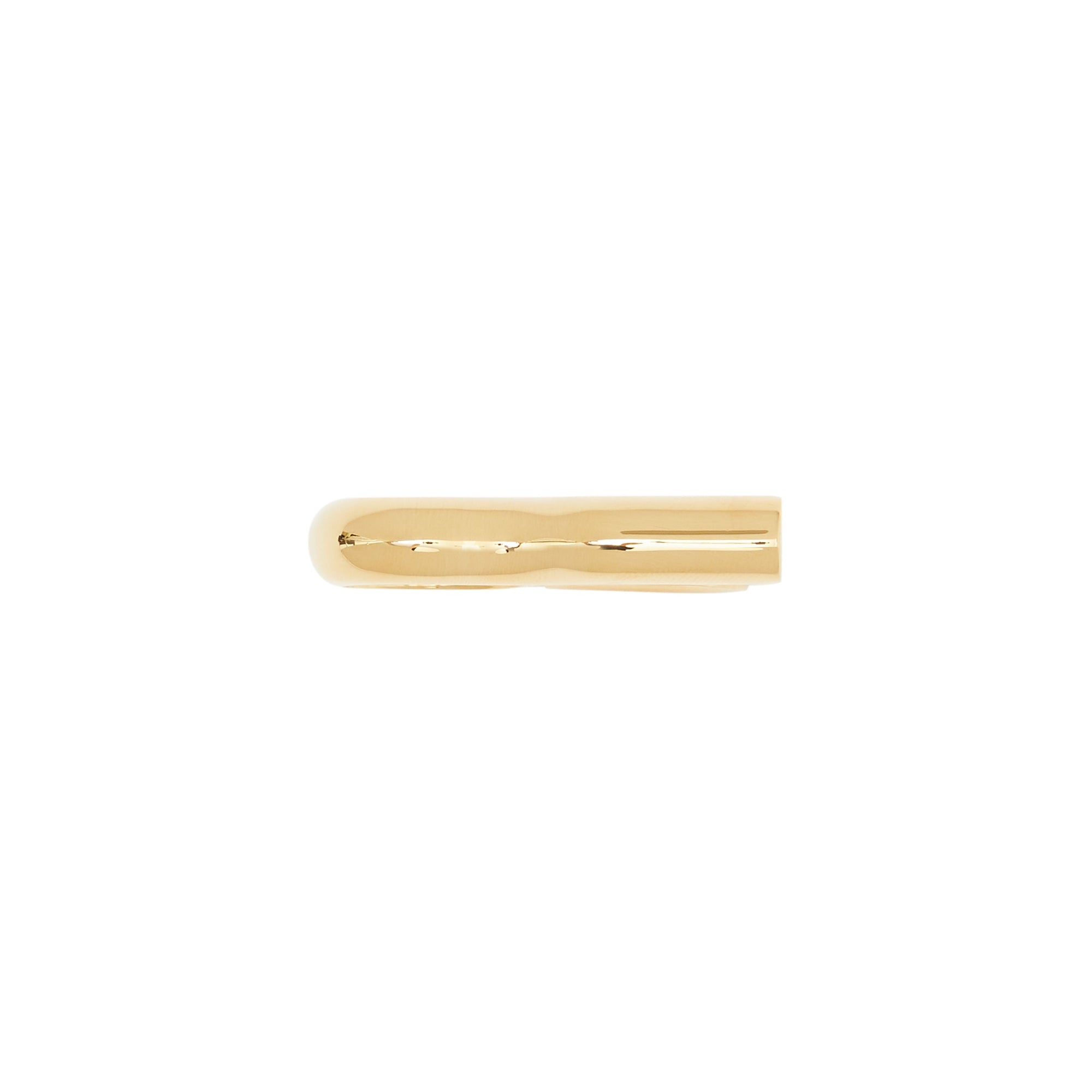 LIGHT GOLD Bague double plaquée or façon trou de serrure