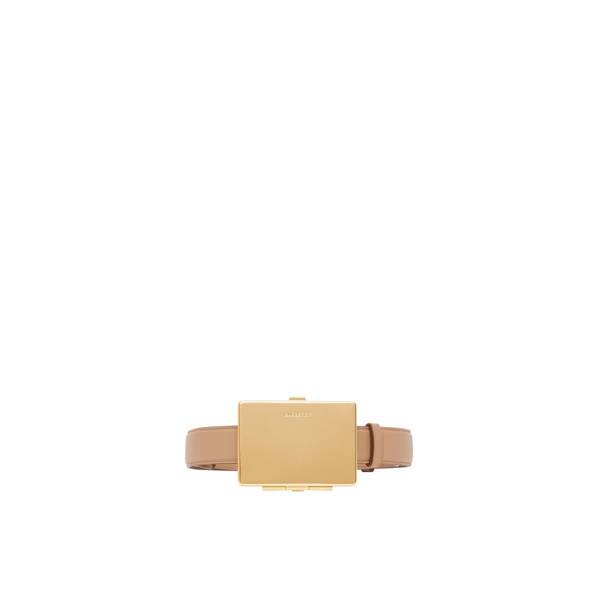 BISCUIT Ceinture en cuir avec porte-cartes