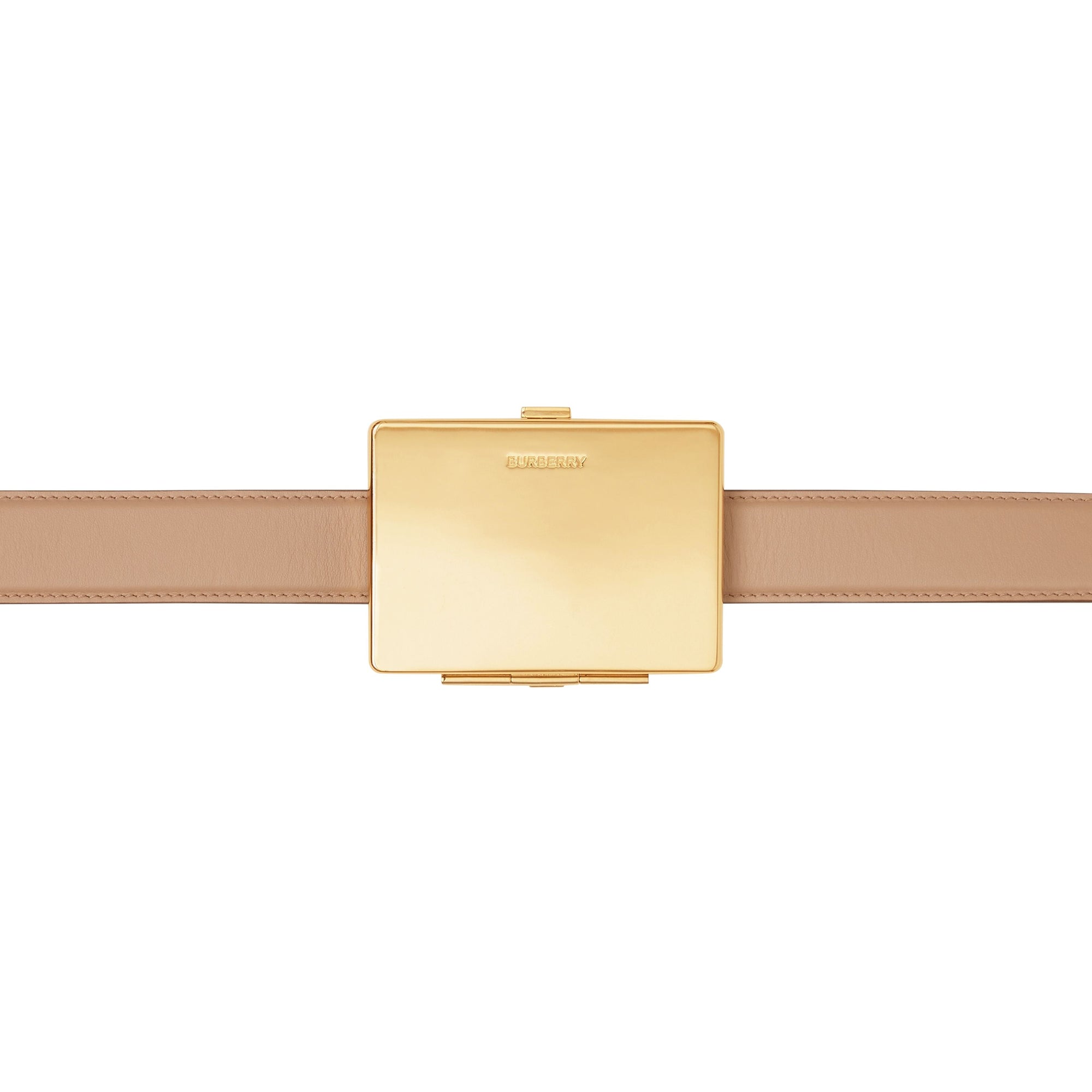 BISCUIT Ceinture en cuir avec porte-cartes