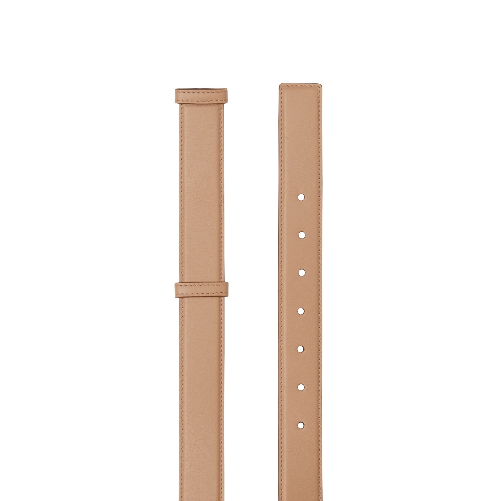 BISCUIT Ceinture en cuir avec porte-cartes