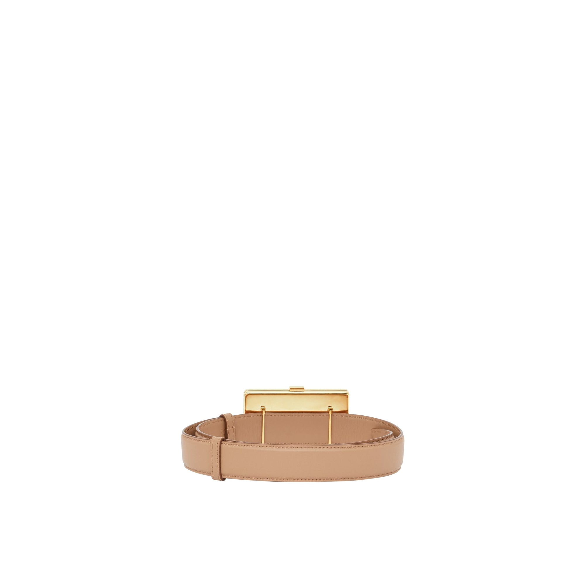 BISCUIT Ceinture en cuir avec porte-cartes