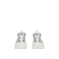 SILVER Sneakers Arthur en cuir métallisé, nylon et mesh