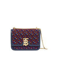 Petit sac TB en cuir floqué Monogram - Vert Turquoise