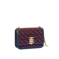 Petit sac TB en cuir floqué Monogram - Vert Turquoise