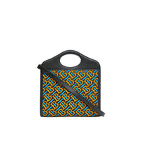 Mini sac Pocket en cuir floqué Monogram - Quartz Jaune