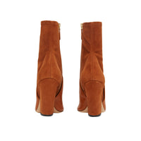 NUTMEG Bottines à panneaux en cuir velours et cuir d'agneau