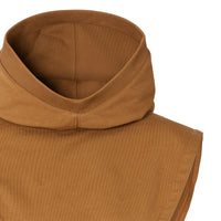 FAWN Capuche en coton avec logo appliqué