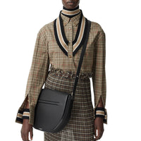 Sac à bandoulière Olympia en cuir - Noir