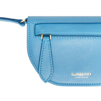 BLUE TOPAZ Porte-cartes Olympia en cuir avec sangle amovible