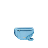 BLUE TOPAZ Porte-cartes Olympia en cuir avec sangle amovible