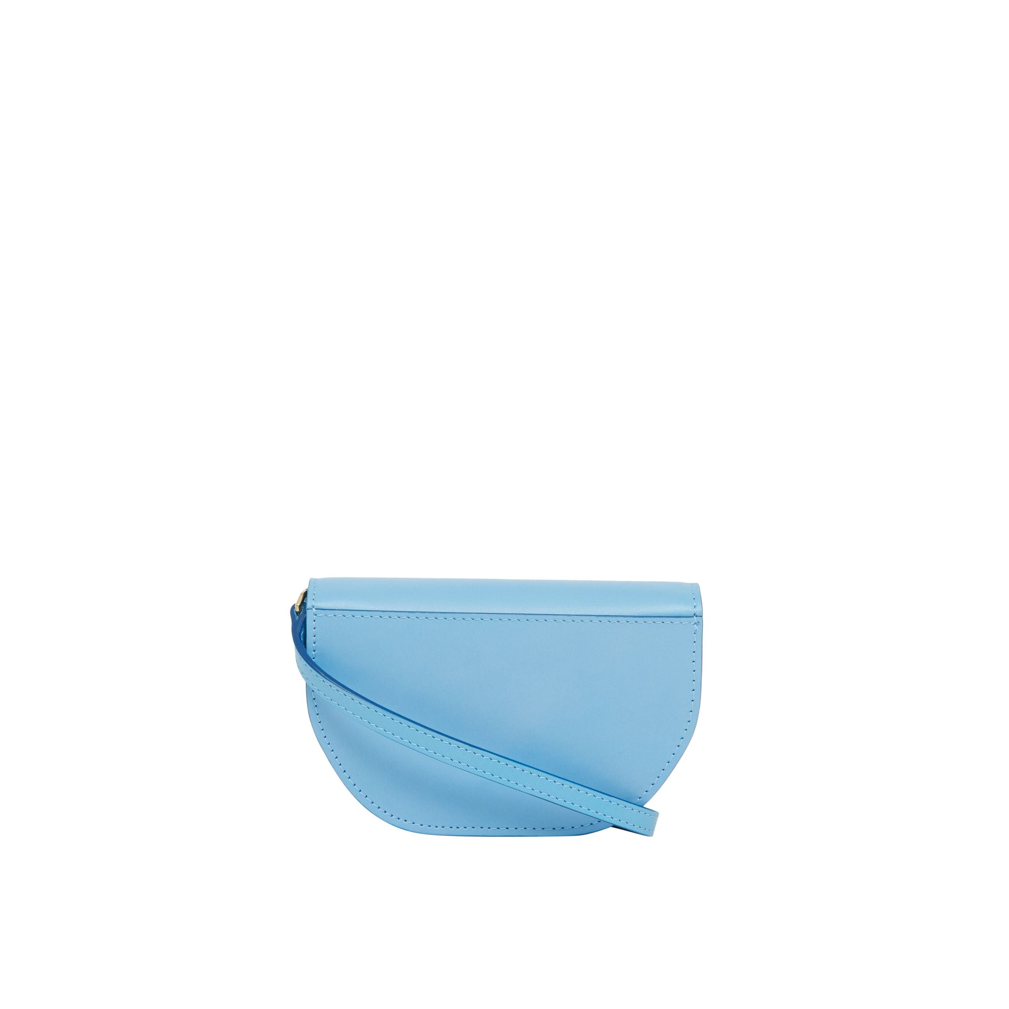 BLUE TOPAZ Porte-cartes Olympia en cuir avec sangle amovible