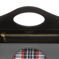 BRIGHT RED Mini sac Pocket en nylon tartan et cuir