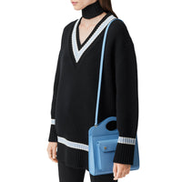 BLUE TOPAZ Mini sac Pocket en cuir