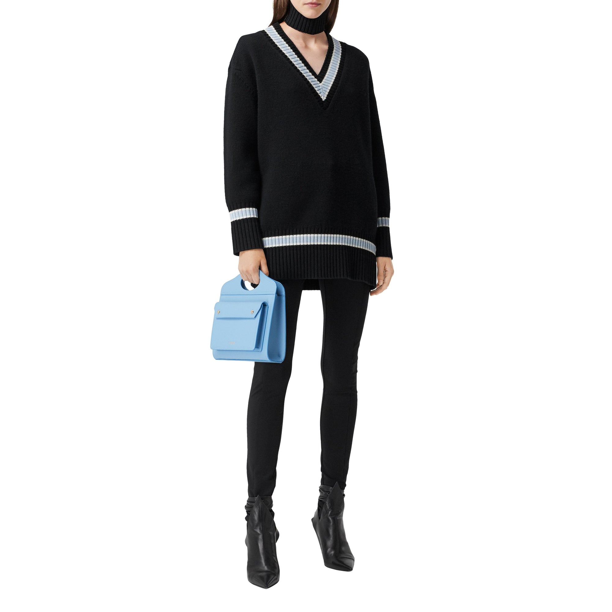 BLUE TOPAZ Mini sac Pocket en cuir