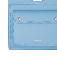 BLUE TOPAZ Mini sac Pocket en cuir
