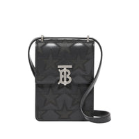 Sac Robin en cuir à motif étoilé - Noir