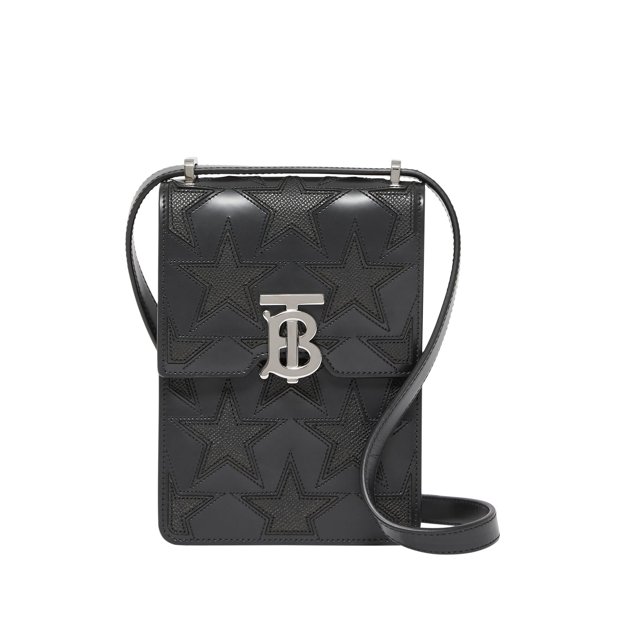 Sac Robin en cuir à motif étoilé - Noir