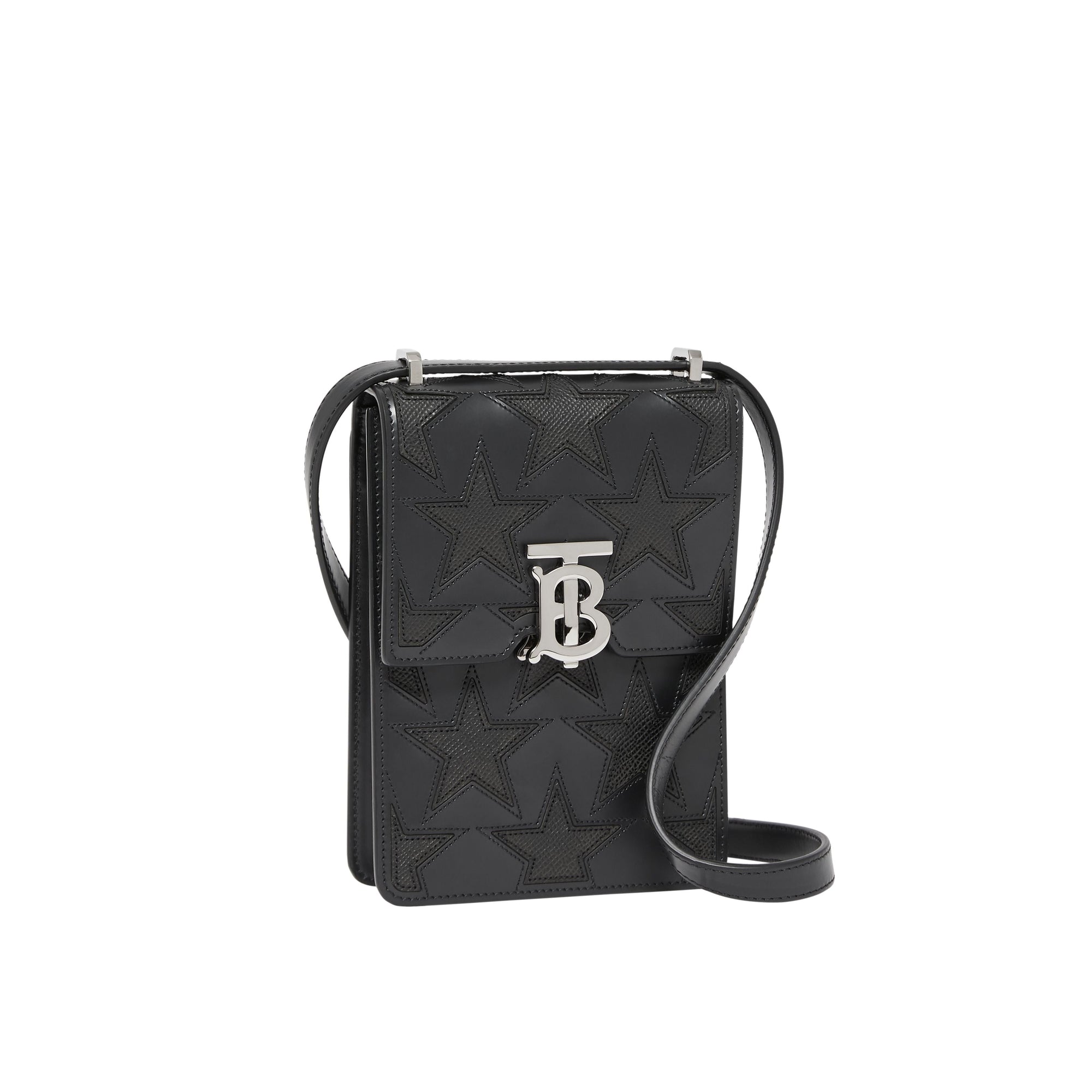 Sac Robin en cuir à motif étoilé - Noir