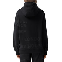 BLACK Hoodie oversize en coton Horseferry