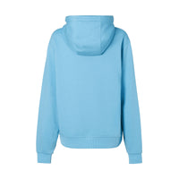 BLUE TOPAZ Hoodie oversize en coton avec logo