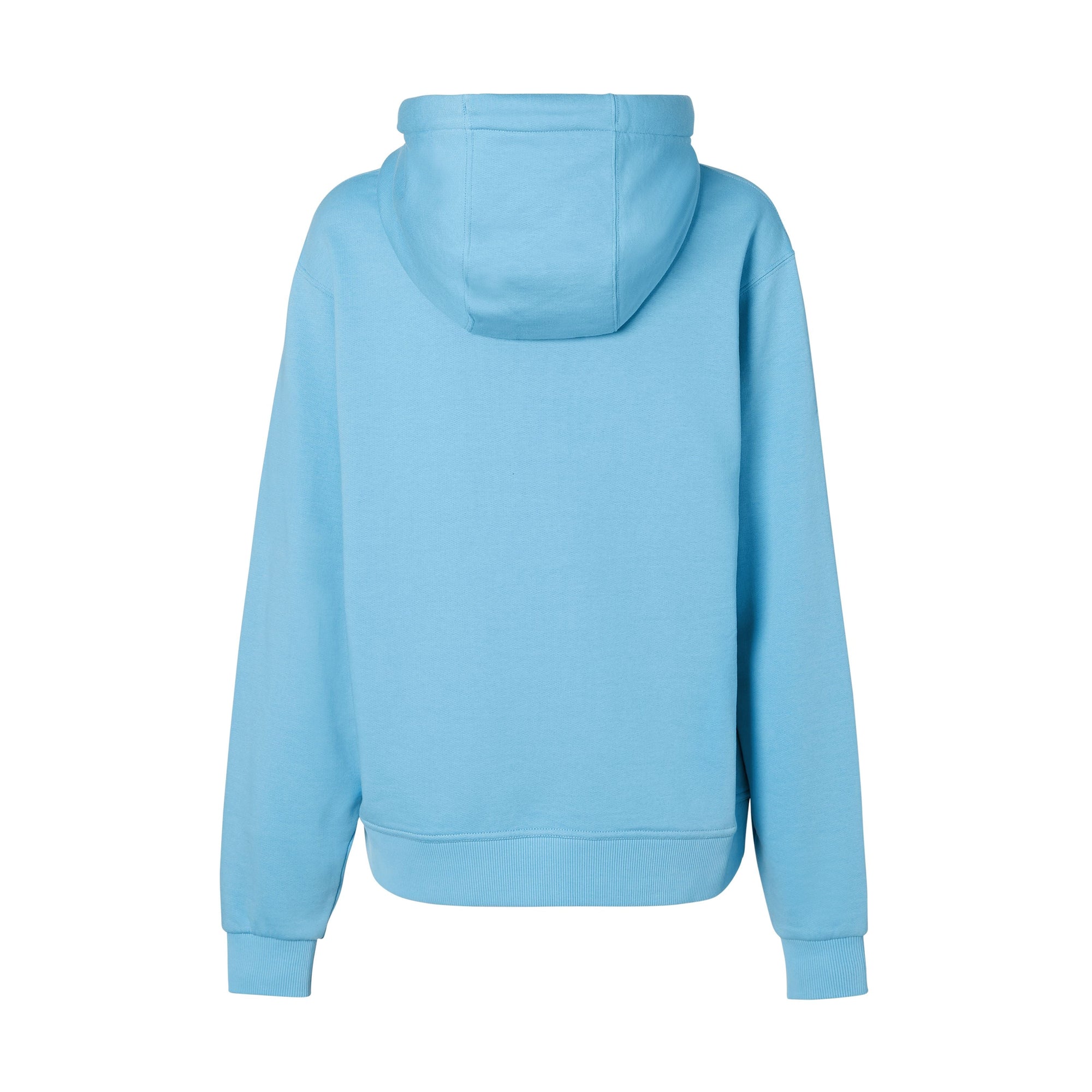 BLUE TOPAZ Hoodie oversize en coton avec logo