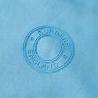 BLUE TOPAZ Hoodie oversize en coton avec logo