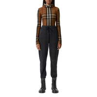 BIRCH BROWN IP PTTN Haut à capuche en jersey stretch check