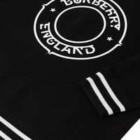 BLACK Pull en laine technique avec logo