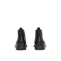BLACK Bottines Chelsea en cuir avec logo