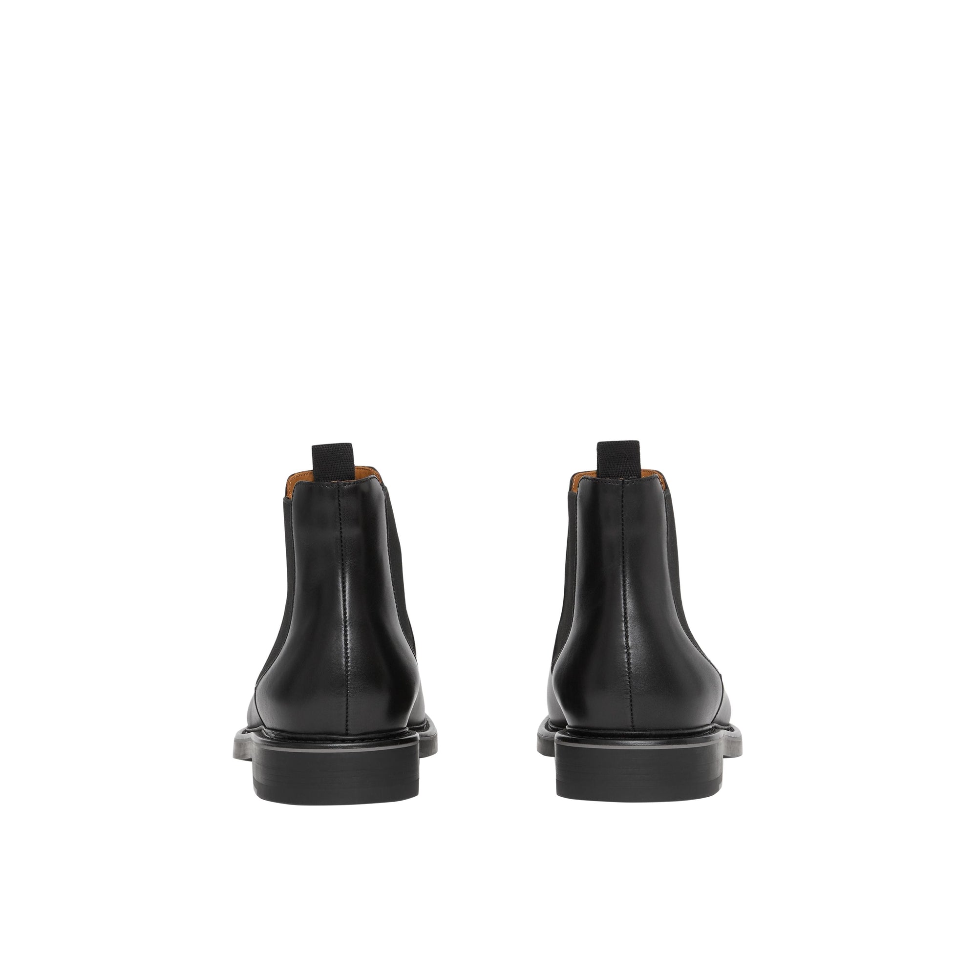 BLACK Bottines Chelsea en cuir avec logo