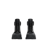 BLACK/ARCHIVE BEIGE Bottines en cuir