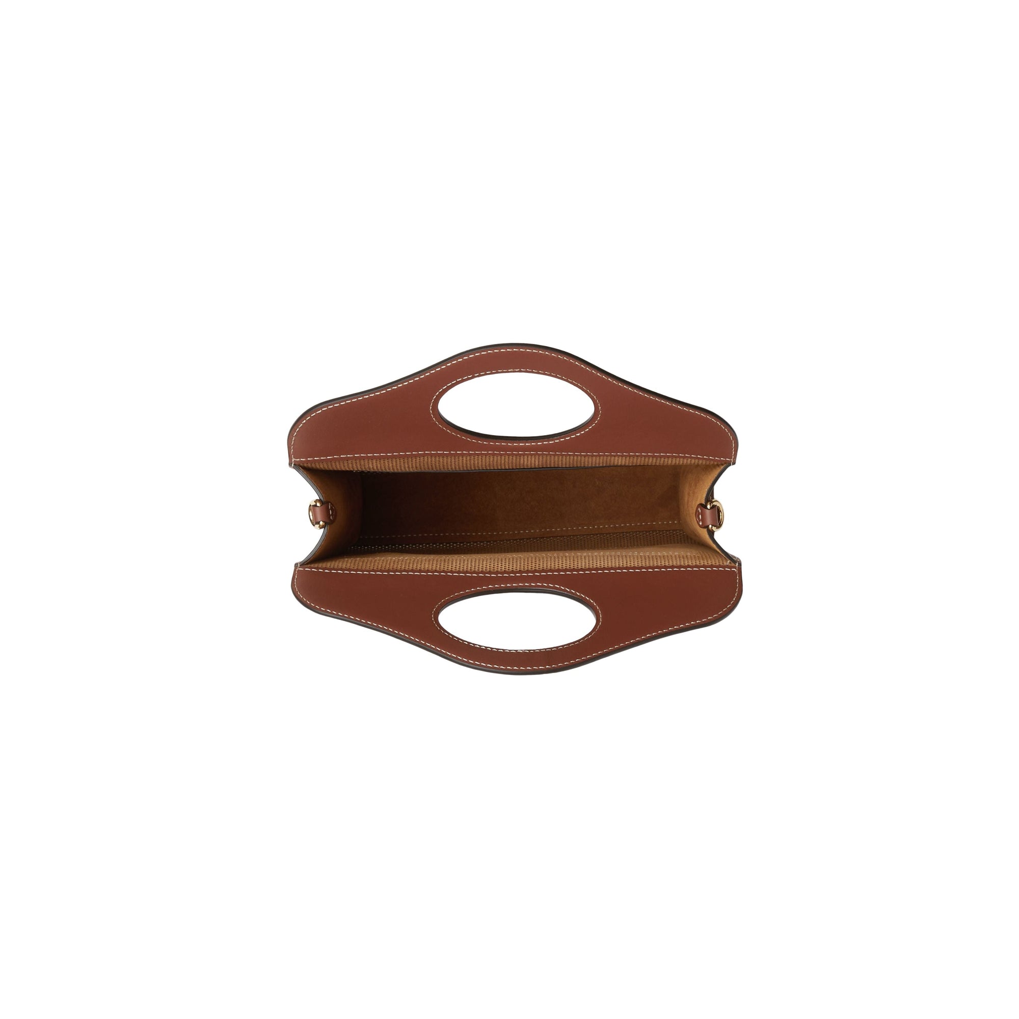 Mini sac Pocket en cuir perforé Monogram - Hâle