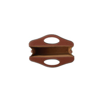 Mini sac pocket en cuir perforé monogram - Hâle