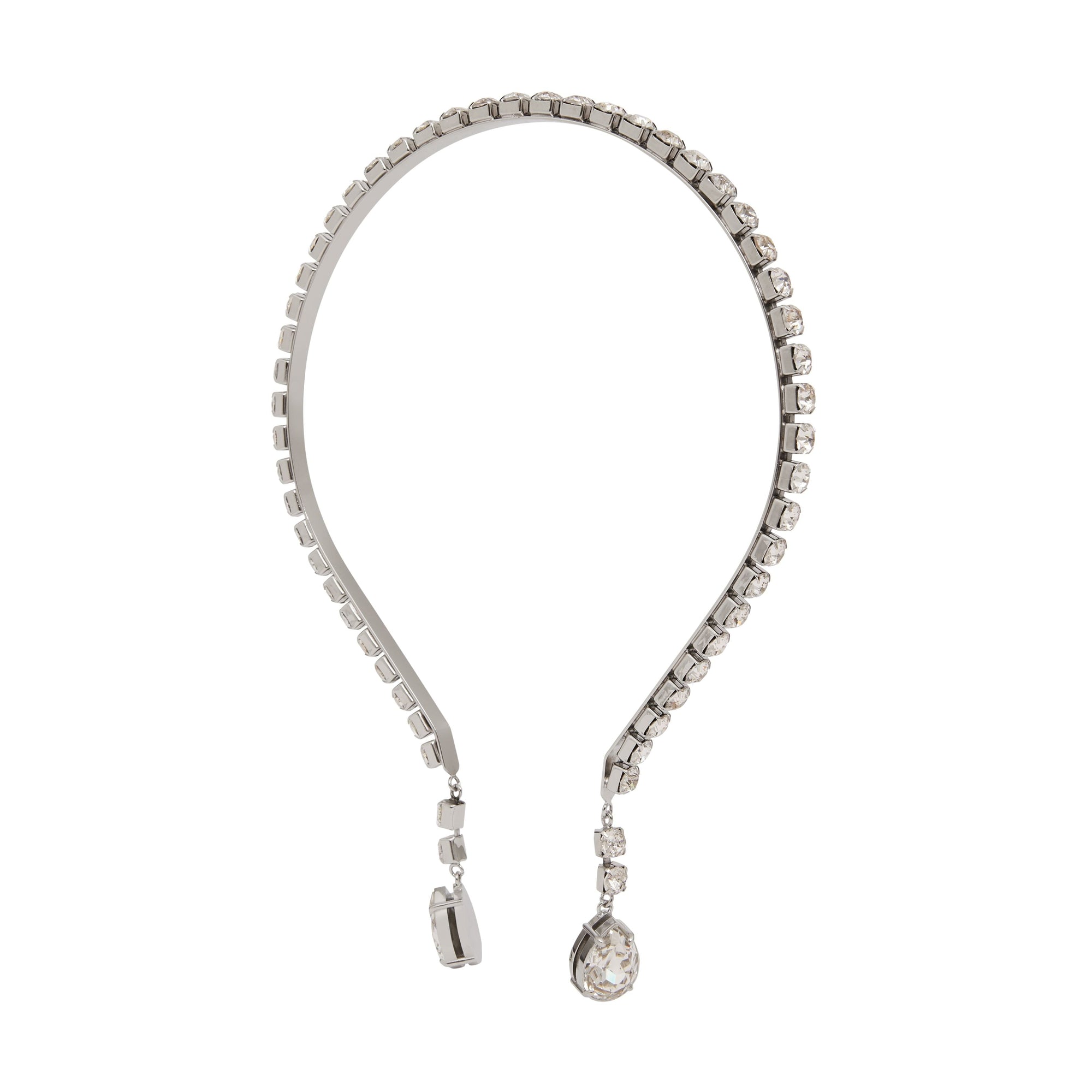 PALLADIO Serre-tête plaqué palladium avec cristaux