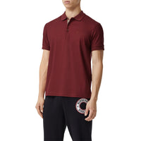 GARNET Polo en piqué de coton Monogram
