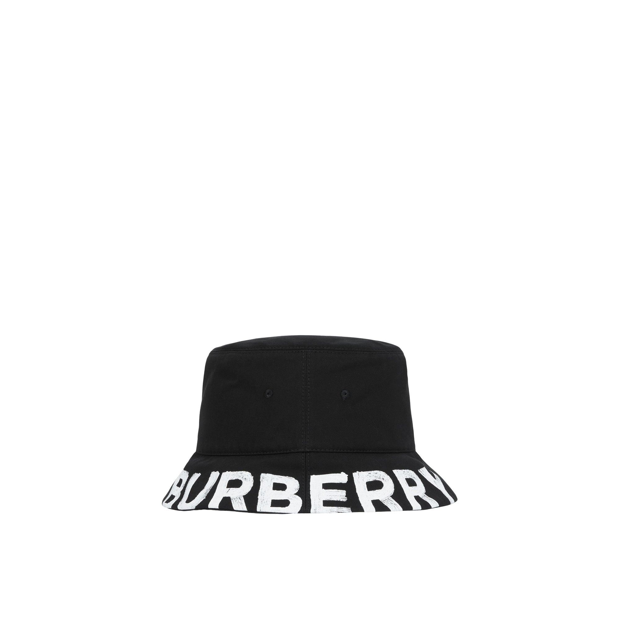 BLACK Bob réversible en gabardine de coton avec logo