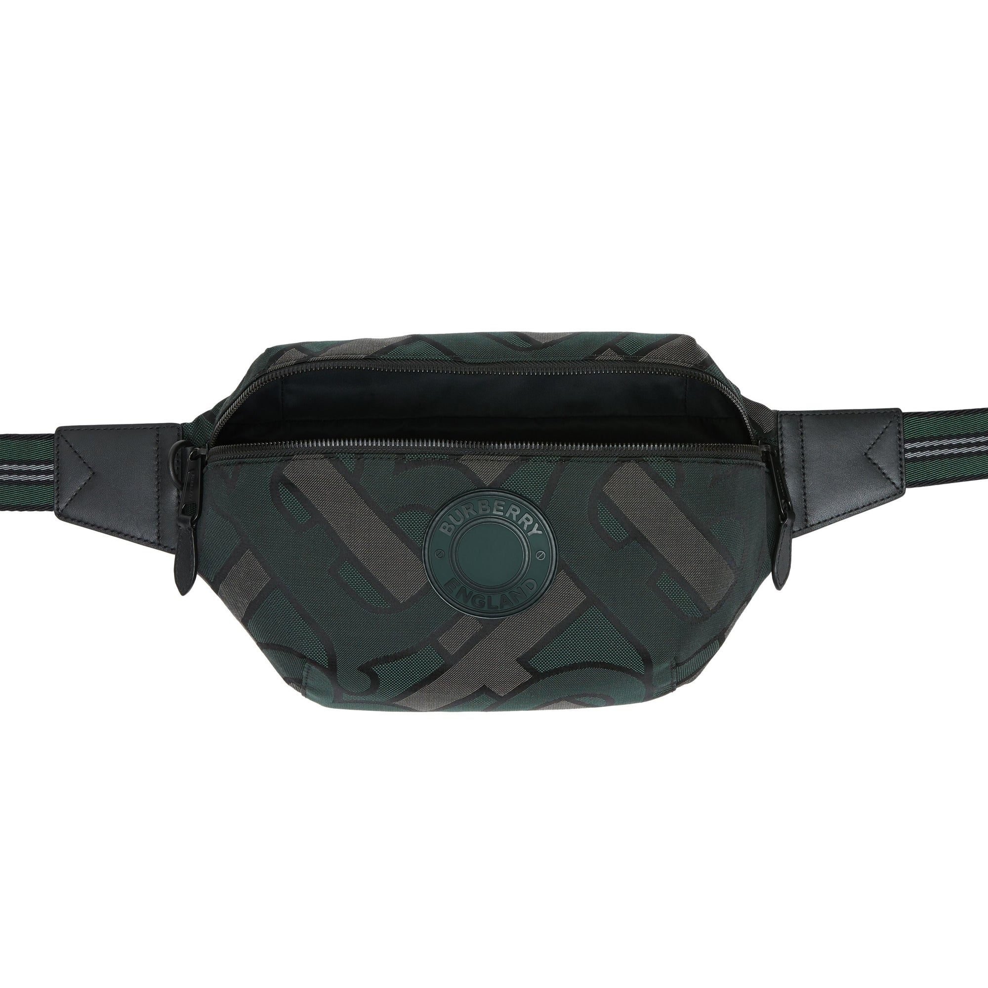 Sac banane Sonny en polyester recyclé Monogram - Vert Forêt