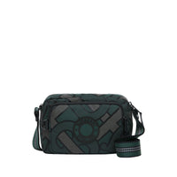 Sac à bandoulière en polyester recyclé Monogram - Vert Forêt