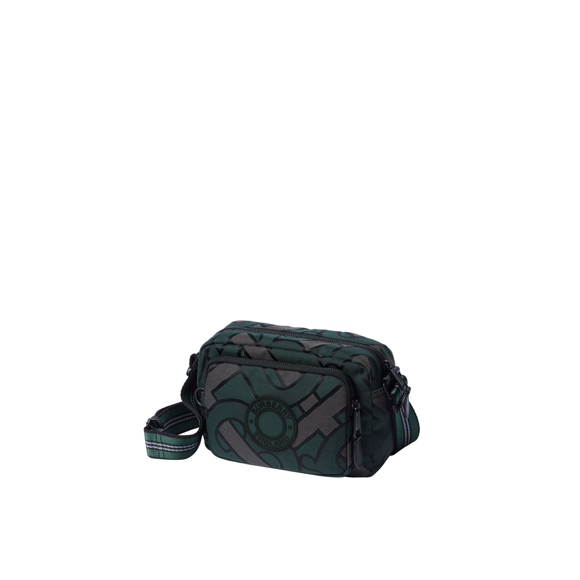Sac à bandoulière en polyester recyclé Monogram - Vert Forêt