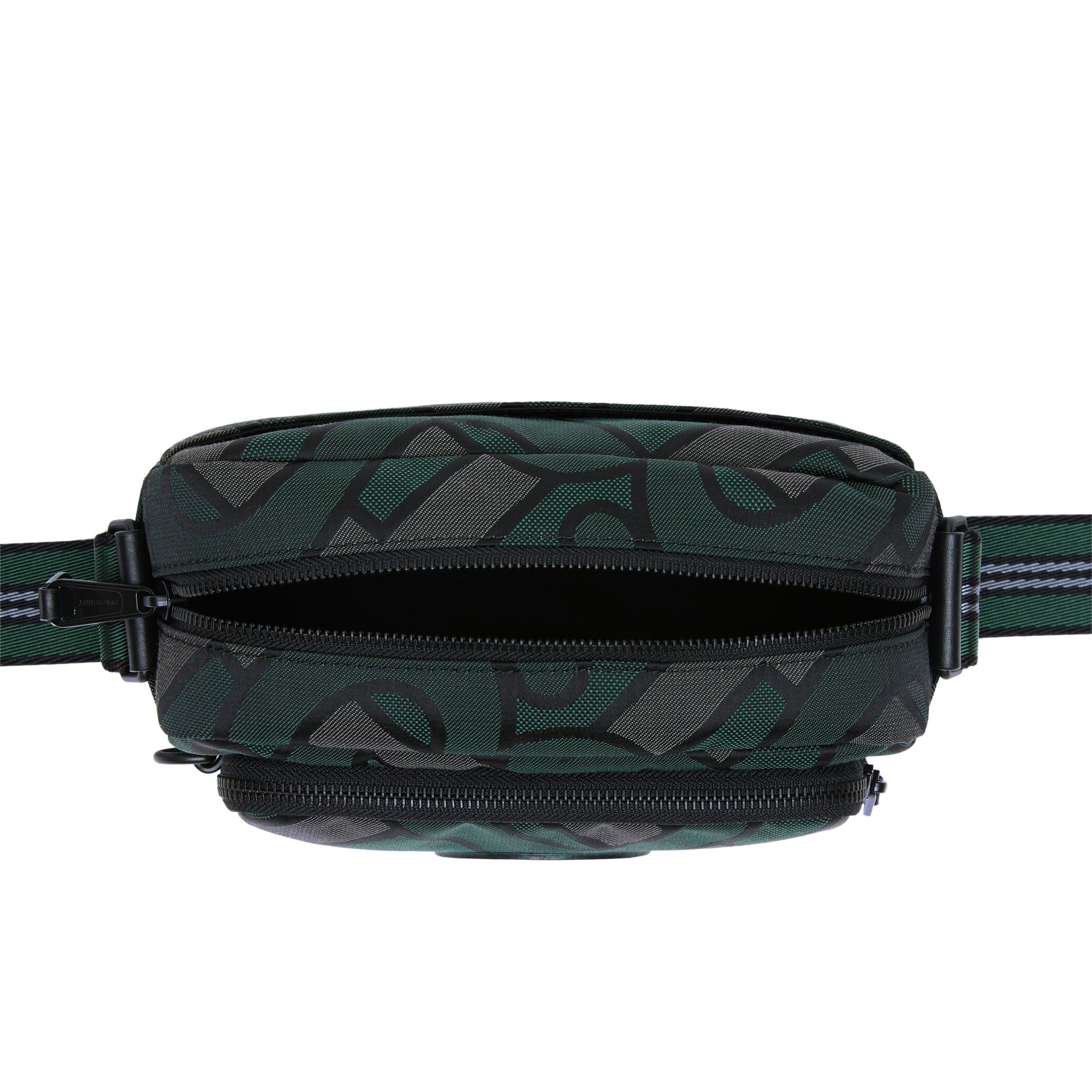 Sac à bandoulière en polyester recyclé Monogram - Vert Forêt