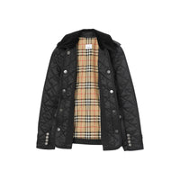 BLACK/BLACK Veste matelassée avec panneau en gabardine de coton