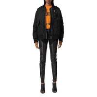 BLACK/BLACK Bomber matelassé en nylon et coton