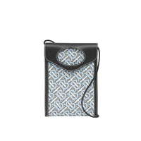 BABY BLUE Étui pour téléphone Pocket en cuir et toile Monogram