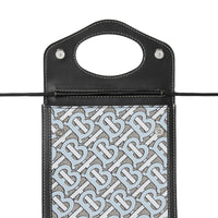 BABY BLUE Étui pour téléphone Pocket en cuir et toile Monogram