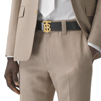 BLACK Ceinture en cuir Monogram