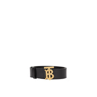 BLACK Ceinture en cuir Monogram