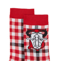 RED Chaussettes en coton stretch technique Monogram